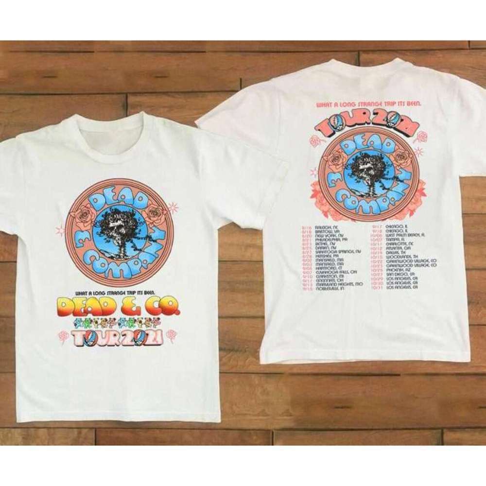 Dead And Company Tour 2021 T Unisex T-shirt 2021 2 Sided - Picture 1 of 4